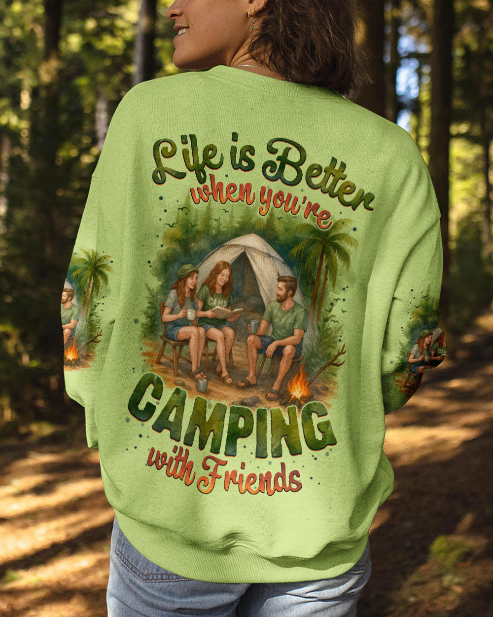 CAMPING WITH FRIENDS ALL OVER PRINT - TYTM2705251