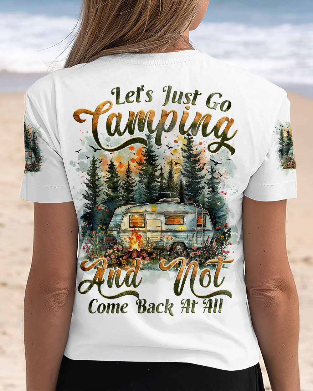 LET'S JUST GO CAMPING ALL OVER PRINT - TYTM2708244