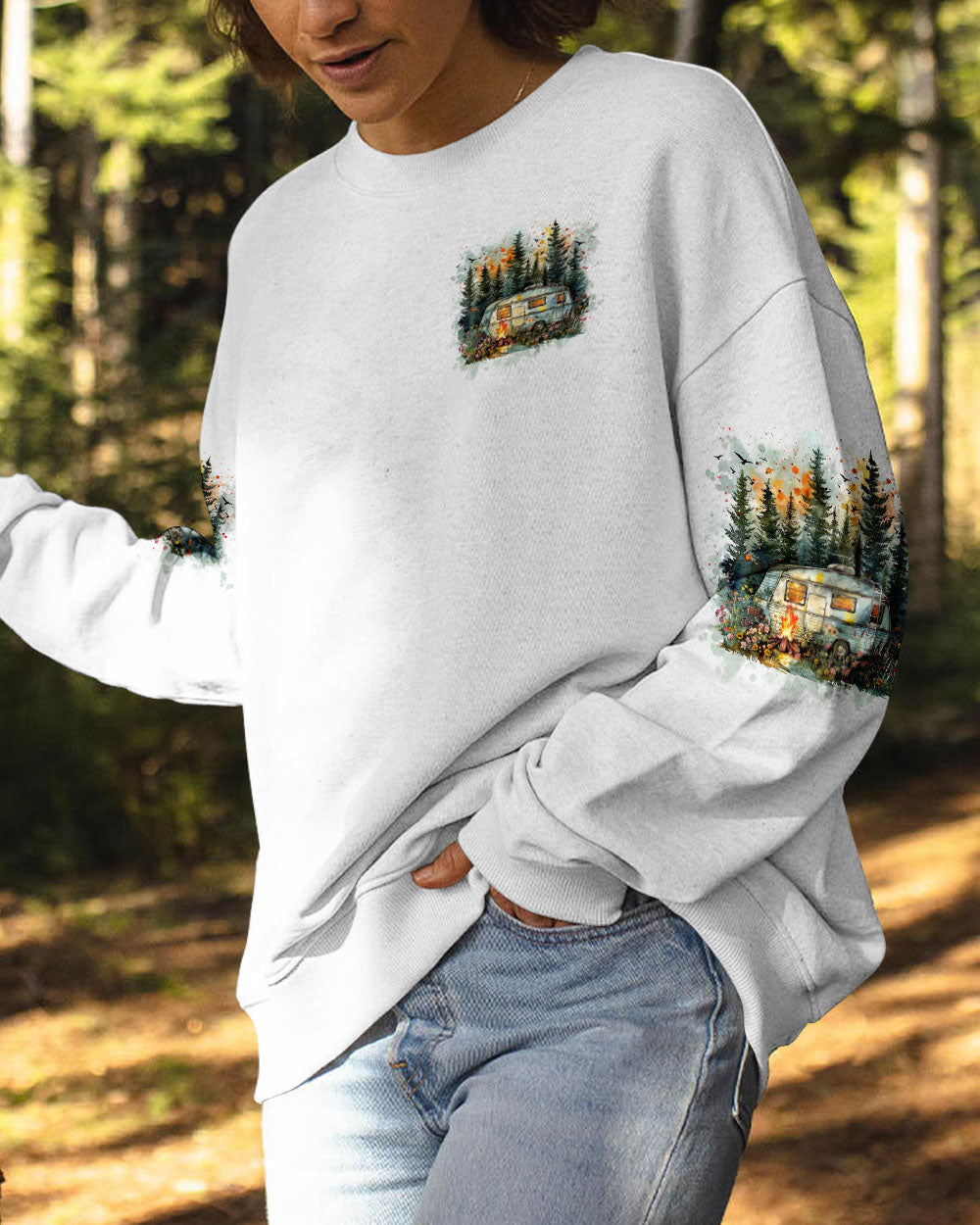 LET'S JUST GO CAMPING ALL OVER PRINT - TYTM2708244