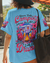NEVER TAKE CAMPING ADVICE FROM ME FLAMINGO ALL OVER PRINT - TYTM2805253
