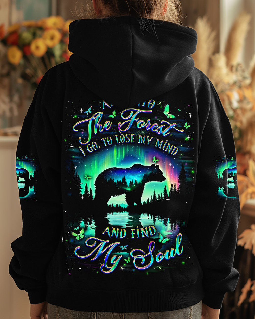 AND INTO THE FOREST I GO BEAR ALL OVER PRINT - YHDU0204254