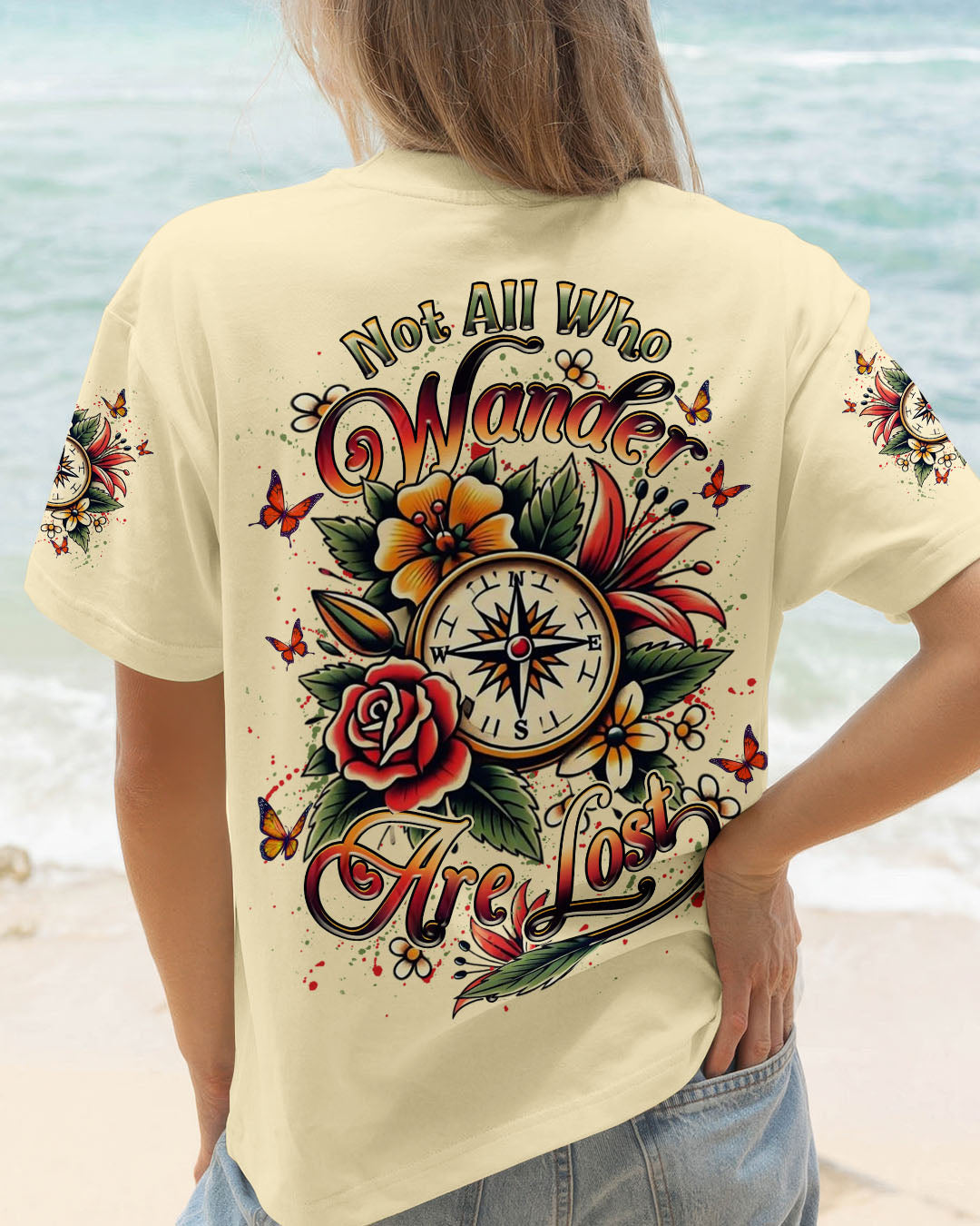 NOT ALL WHO WANDER ARE LOST ALL OVER PRINT - YHDU0807254