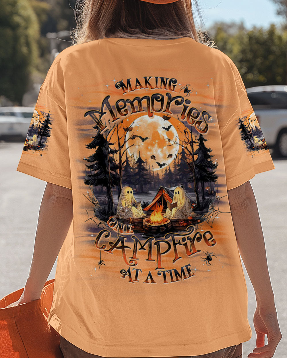 MAKING MEMORIES ONE CAMPFIRE AT A TIME HALLOWEEN ALL OVER PRINT - YHDU1109243
