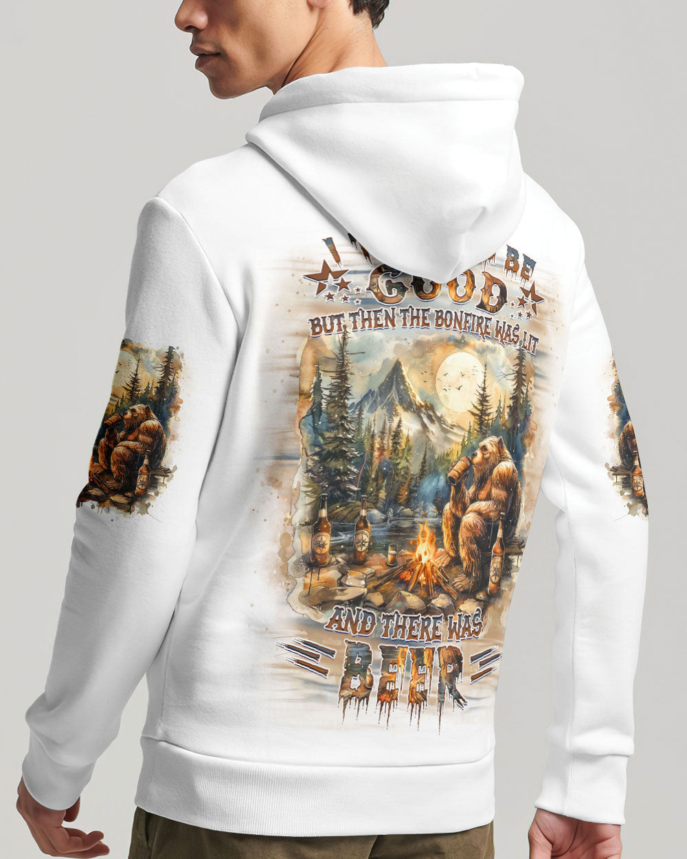 I TRIED TO BE GOOD BUT THEN THE BONFIRE ALL OVER PRINT - YHDU1712243