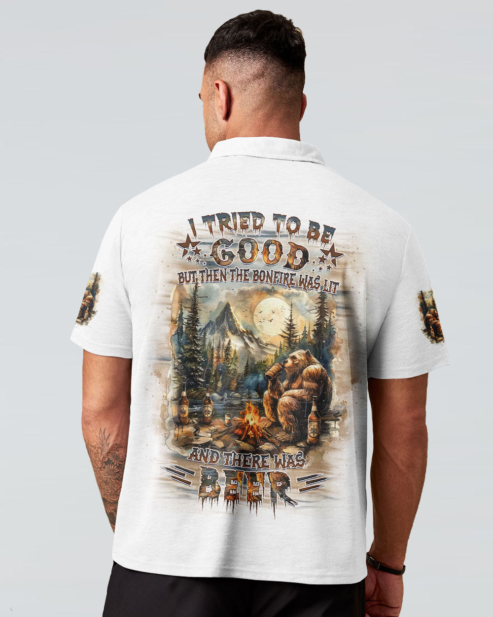 I TRIED TO BE GOOD BUT THEN THE BONFIRE ALL OVER PRINT - YHDU1712243