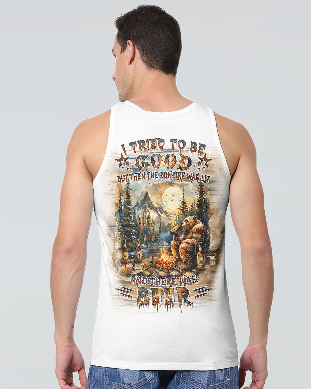 I TRIED TO BE GOOD BUT THEN THE BONFIRE ALL OVER PRINT - YHDU1712243