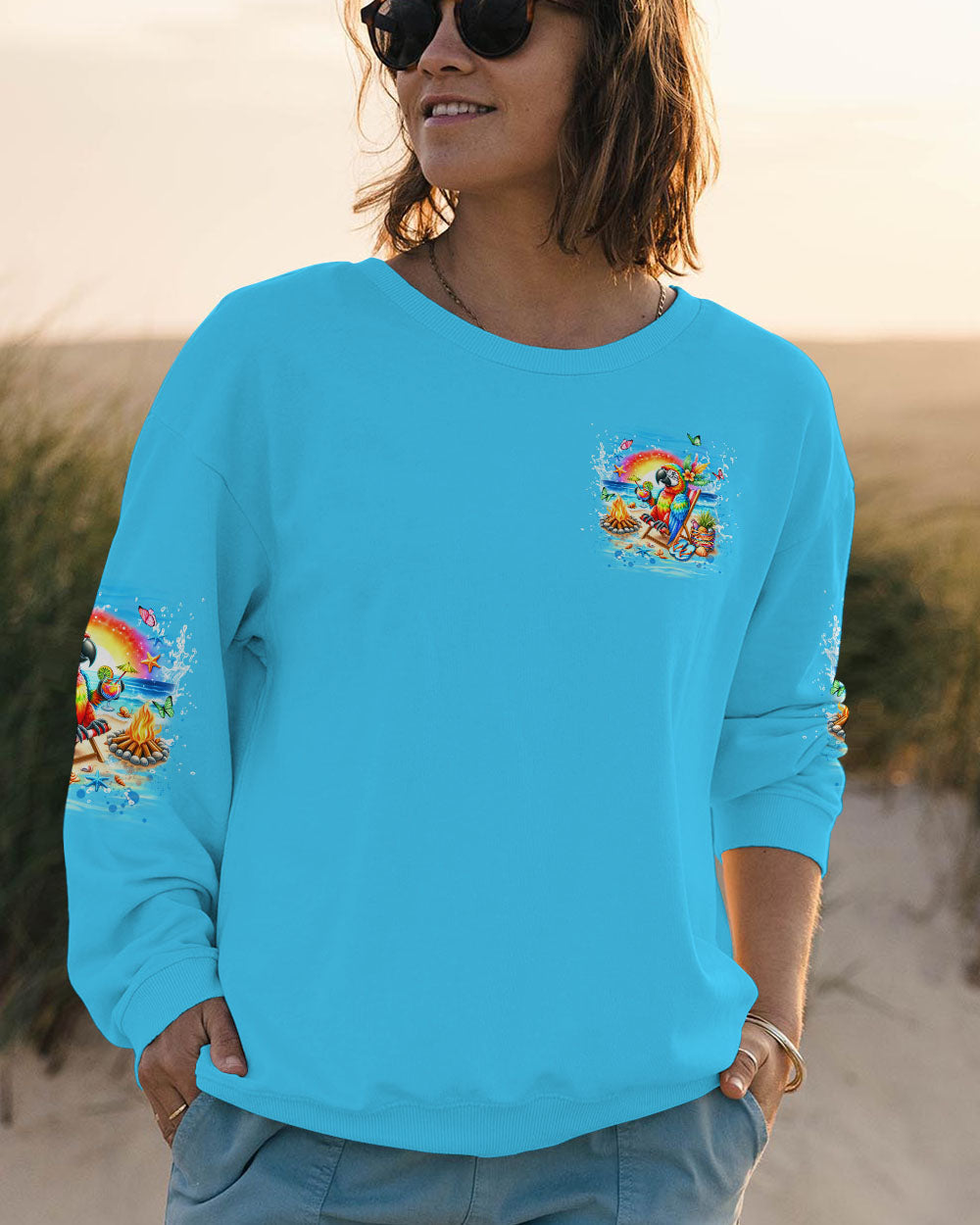 MAKING MEMORIES ONE CAMPFIRE AT A TIME PARROT ALL OVER PRINT - YHDU2105243