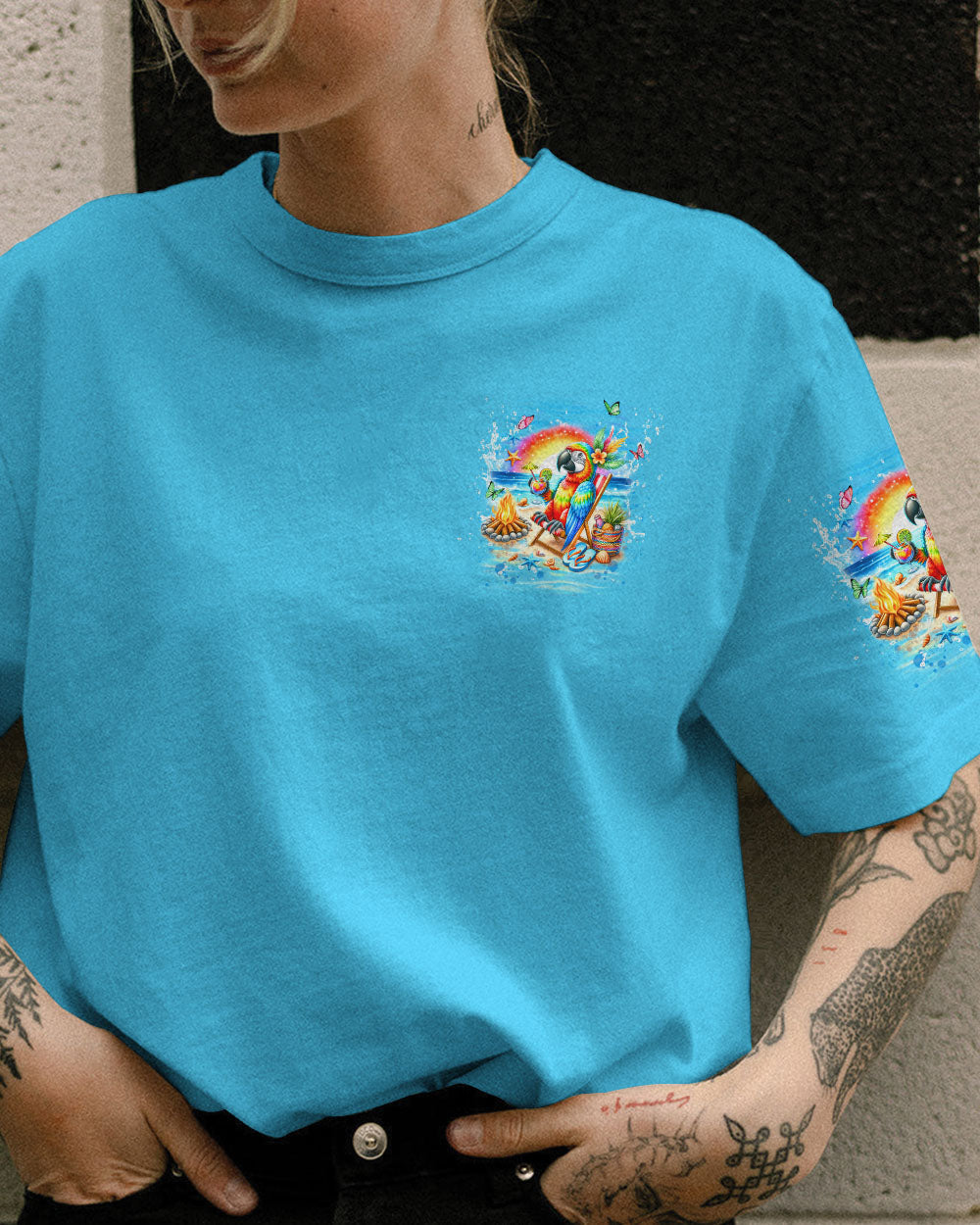 MAKING MEMORIES ONE CAMPFIRE AT A TIME PARROT ALL OVER PRINT - YHDU2105243