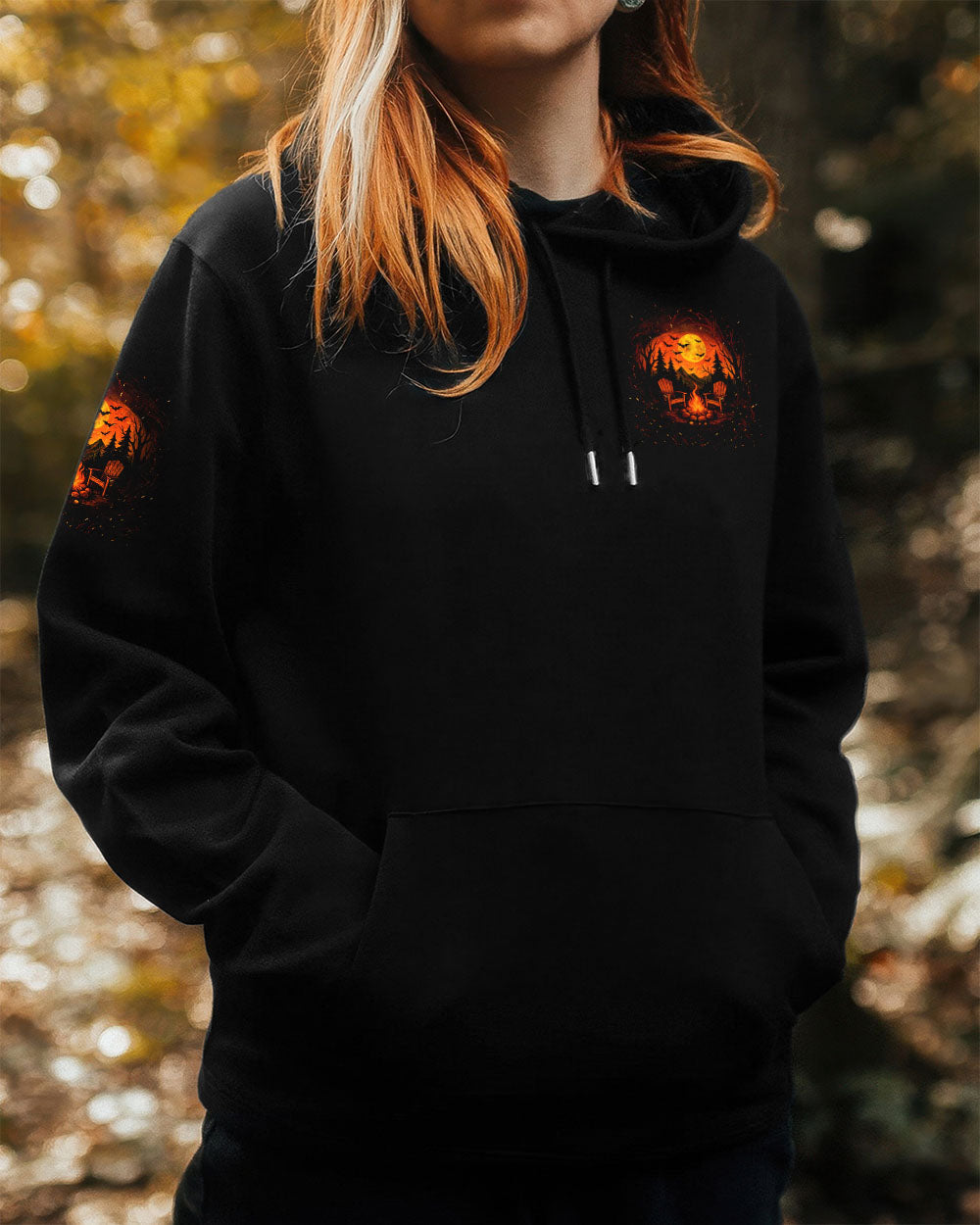 MAKING MEMORIES ONE CAMPFIRE AT A TIME HALLOWEEN ALL OVER PRINT - YHDU2207252