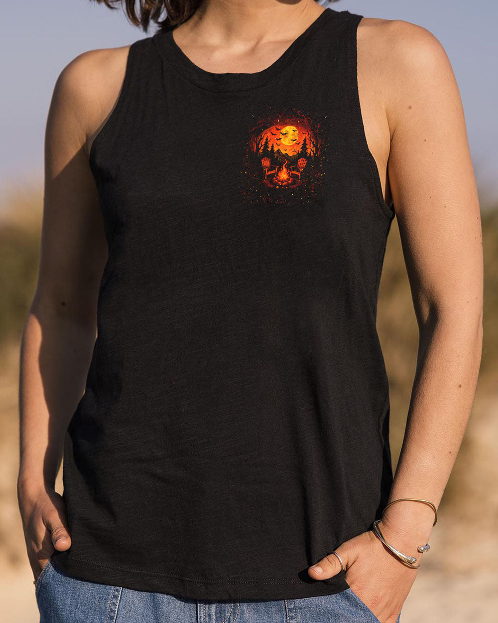 MAKING MEMORIES ONE CAMPFIRE AT A TIME HALLOWEEN ALL OVER PRINT - YHDU2207252