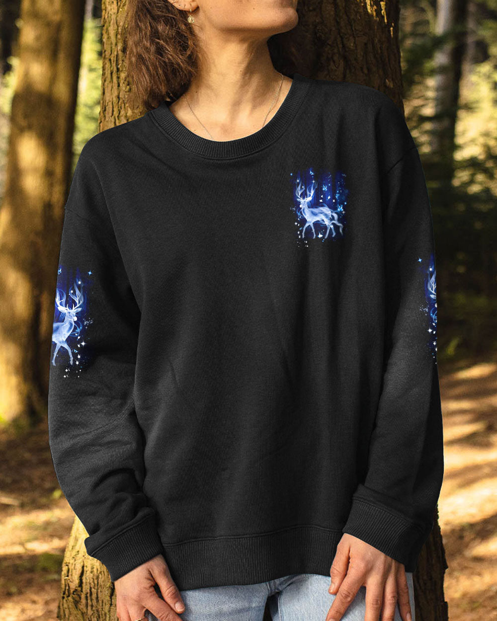 THE CLOSER I GET TO NATURE DEER ALL OVER PRINT - YHDU2301251