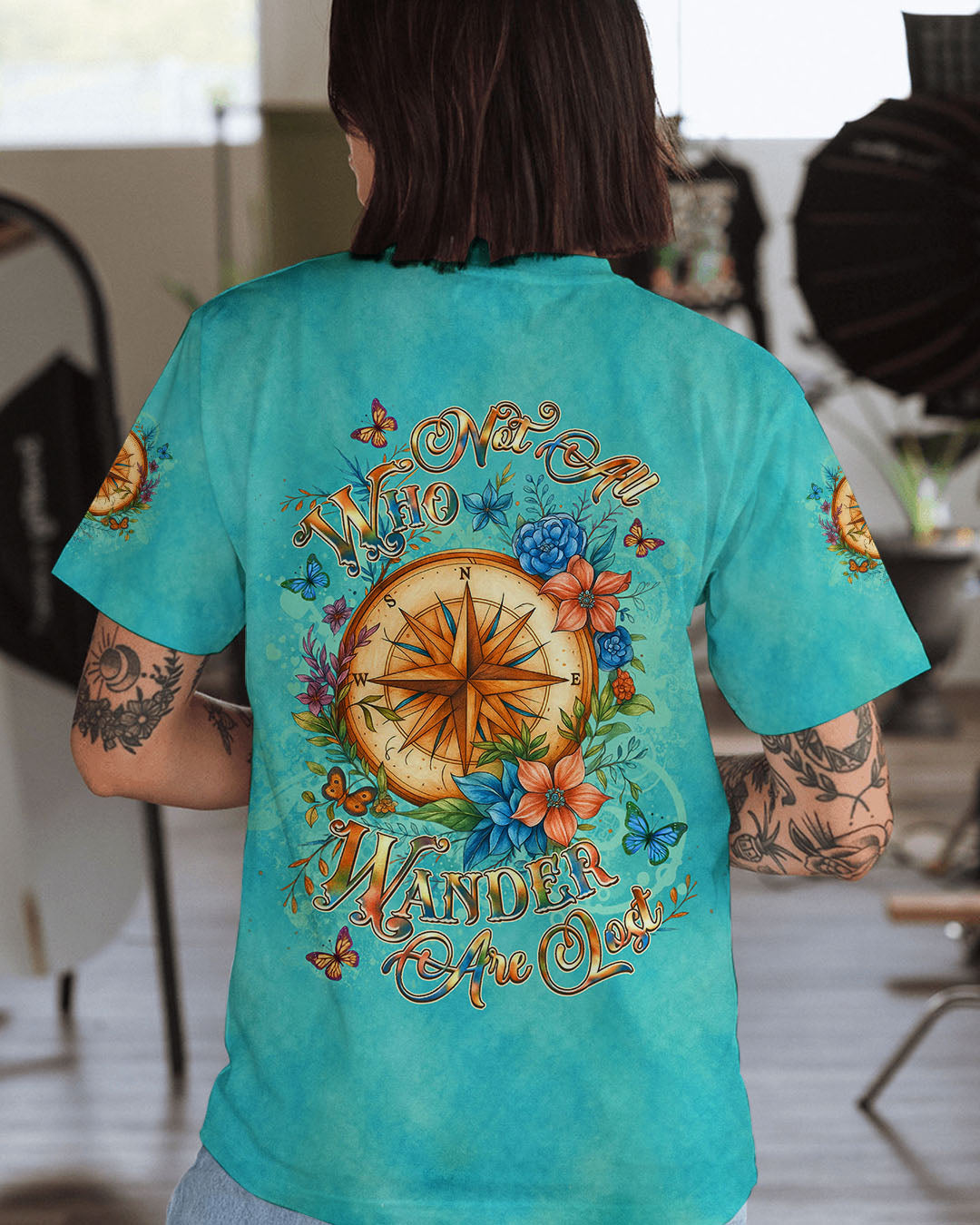 NOT ALL WHO WANDER ARE LOST ALL OVER PRINT - YHDU2406254