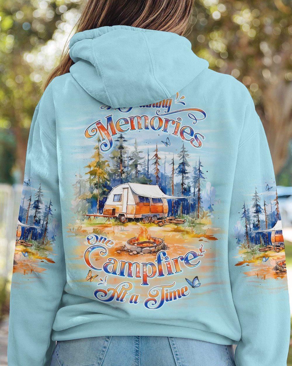 MAKING MEMORIES ONE CAMPFIRE AT A TIME ALL OVER PRINT - YHDU3007243