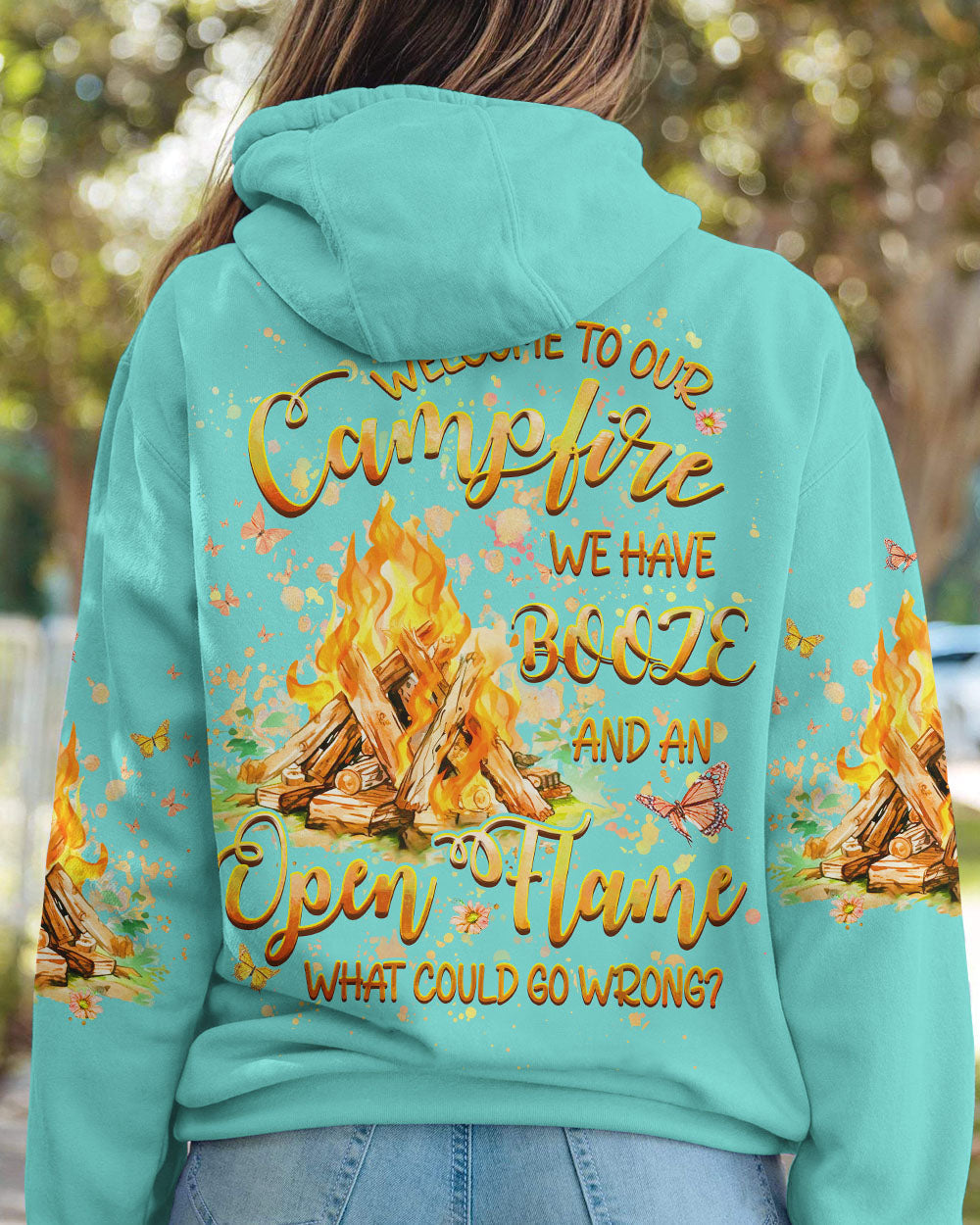 WELCOME TO OUR CAMPFIRE ALL OVER PRINT - YHHG0307241