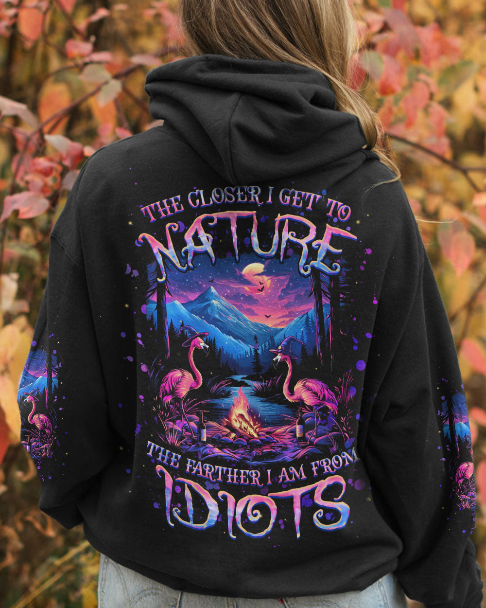 THE CLOSER I GET TO NATURE HALLOWEEN ALL OVER PRINT - YHHG0508244