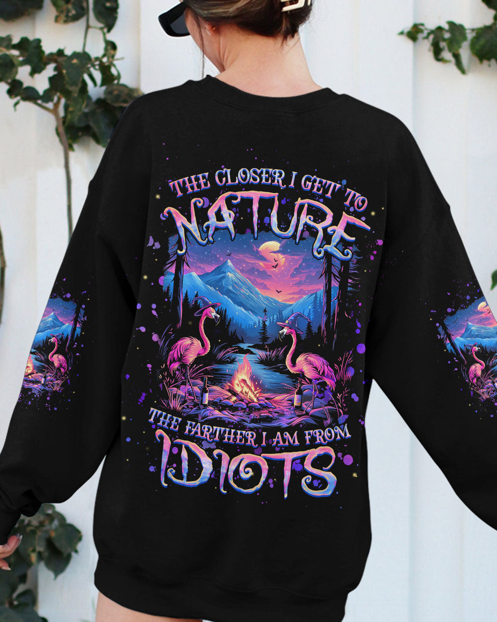 THE CLOSER I GET TO NATURE HALLOWEEN ALL OVER PRINT - YHHG0508244