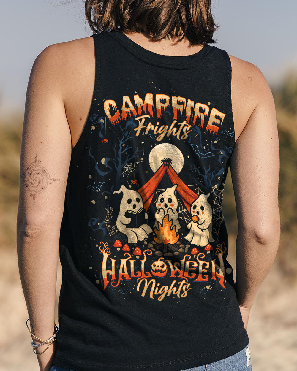 CAMPFIRE FRIGHTS HALLOWEEN NIGHTS HALLOWEEN ALL OVER PRINT - YHHG0608251