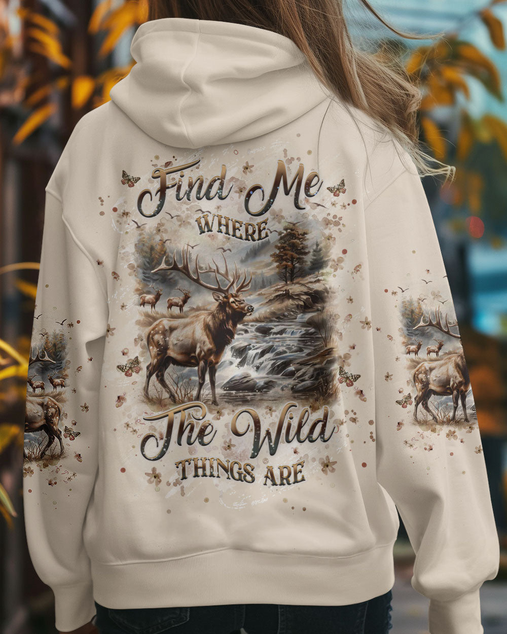 FIND ME WHERE THE WILD THINGS ARE ALL OVER PRINT - YHHG0711242