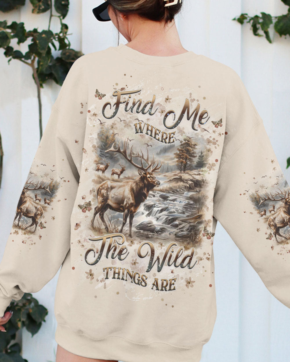 FIND ME WHERE THE WILD THINGS ARE ALL OVER PRINT - YHHG0711242