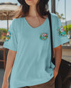SMELL THE SEA FEEL THE BREEZE COMPASS ALL OVER PRINT - YHHG0904253