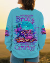 MY BROOM BROKE SO NOW FLAMINGO HALLOWEEN CAMPING ALL OVER PRINT - YHHG1109242