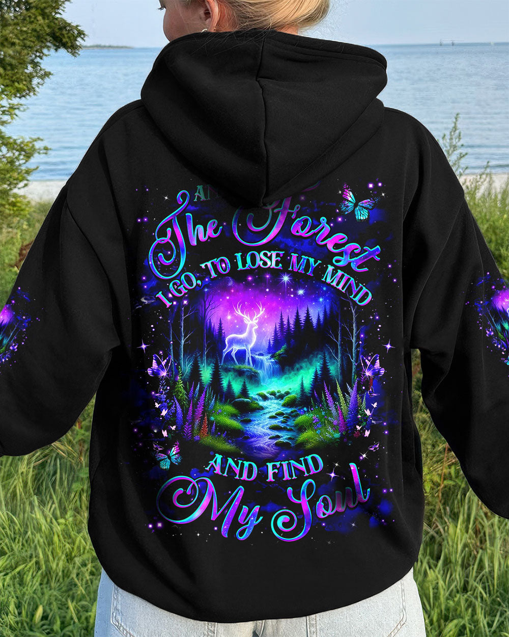 AND INTO THE FOREST I GO DEER ALL OVER PRINT - YHHG1609254
