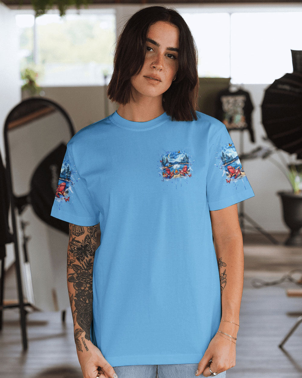 MAKING MEMORIES ONE CAMPFIRE AT A TIME ALL OVER PRINT - YHHG1712242
