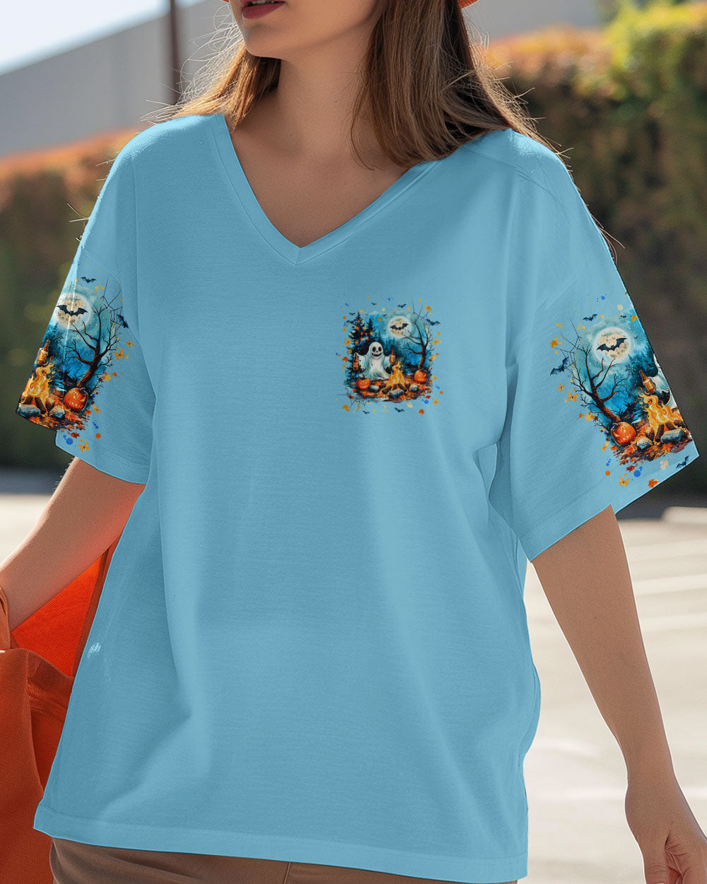 MAKING MEMORIES ONE CAMPFIRE AT A TIME HALLOWEEN ALL OVER PRINT - YHHG2108241