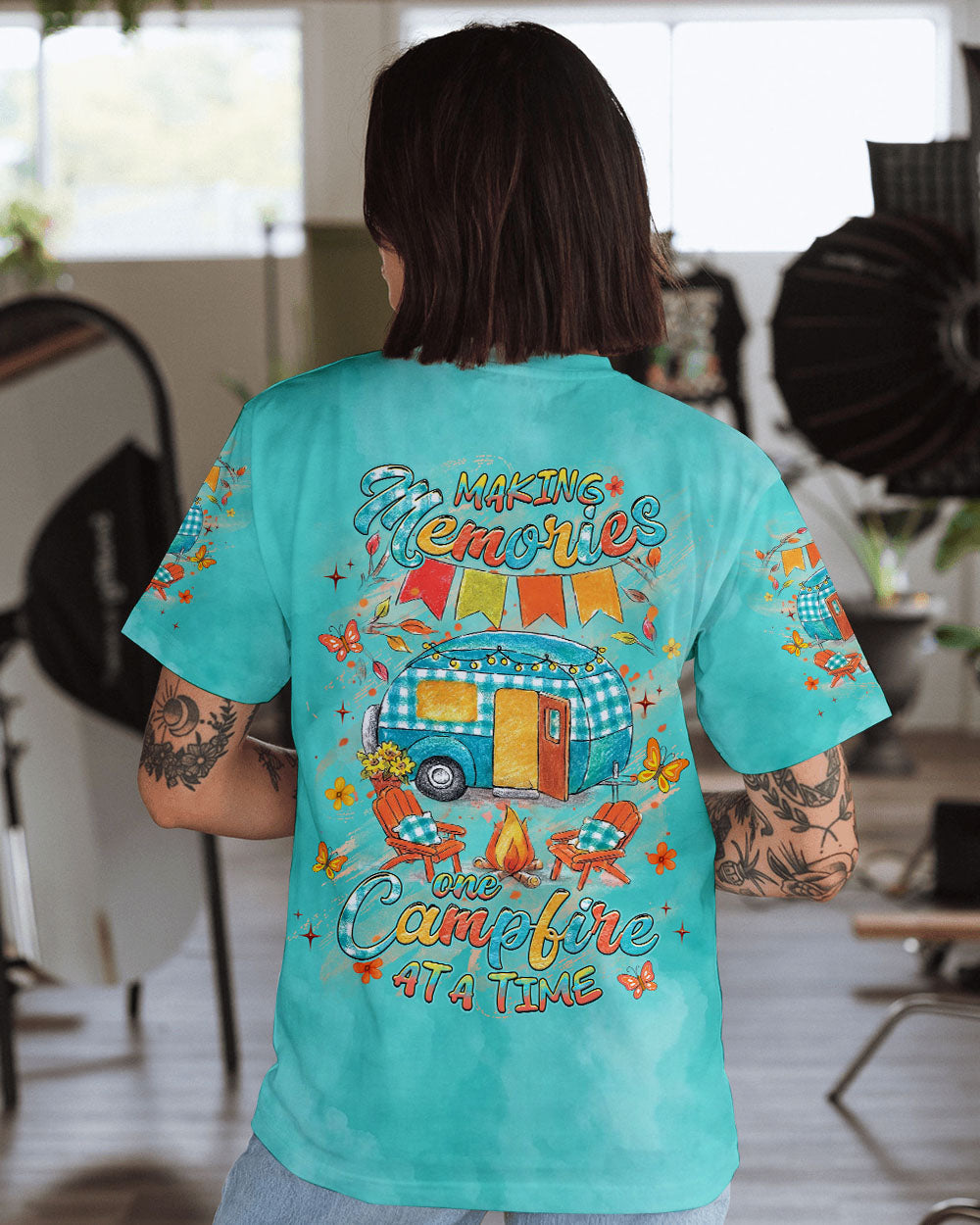 MAKING MEMORIES ONE CAMPFIRE AT A TIME ALL OVER PRINT - YHHG2209251