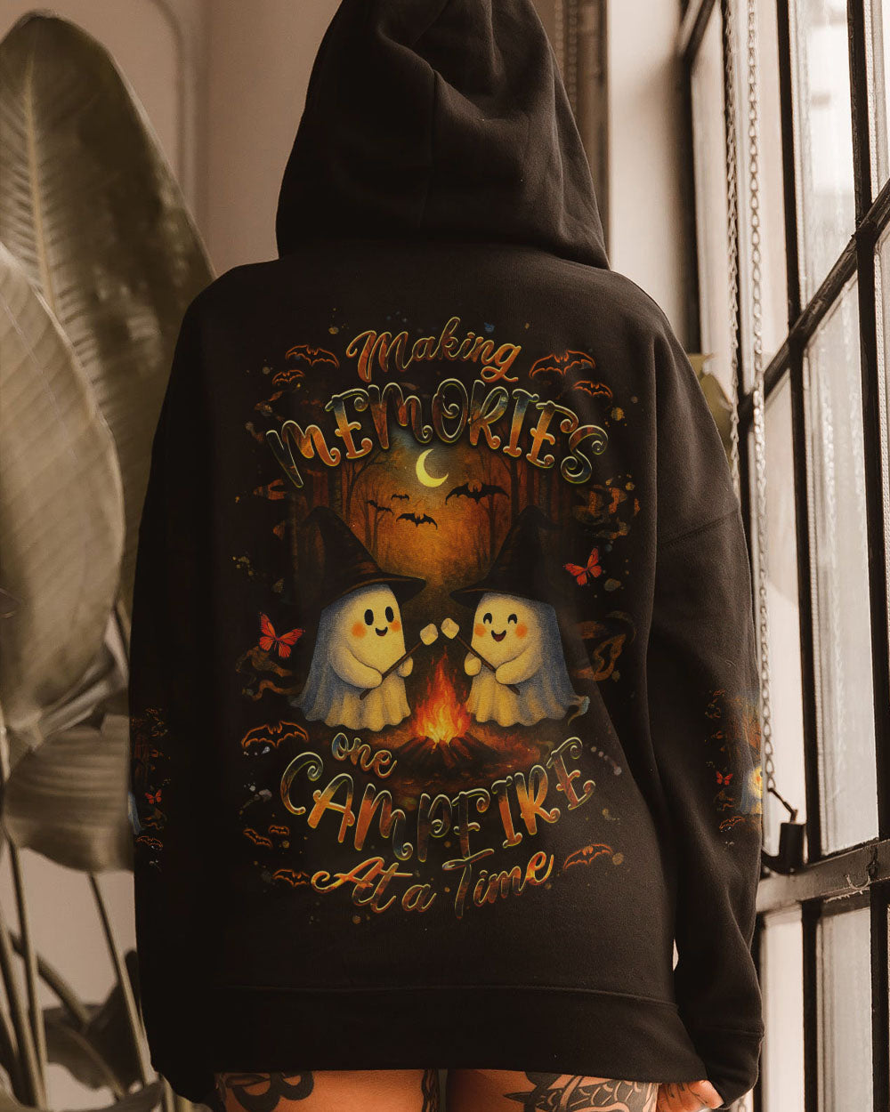 MAKING MEMORIES ONE CAMPFIRE AT A TIME HALLOWEEN ALL OVER PRINT - YHHG2407252