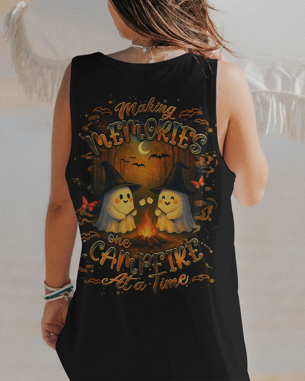 MAKING MEMORIES ONE CAMPFIRE AT A TIME HALLOWEEN ALL OVER PRINT - YHHG2407252
