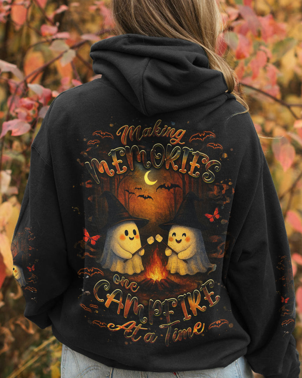 MAKING MEMORIES ONE CAMPFIRE AT A TIME HALLOWEEN ALL OVER PRINT - YHHG2407252