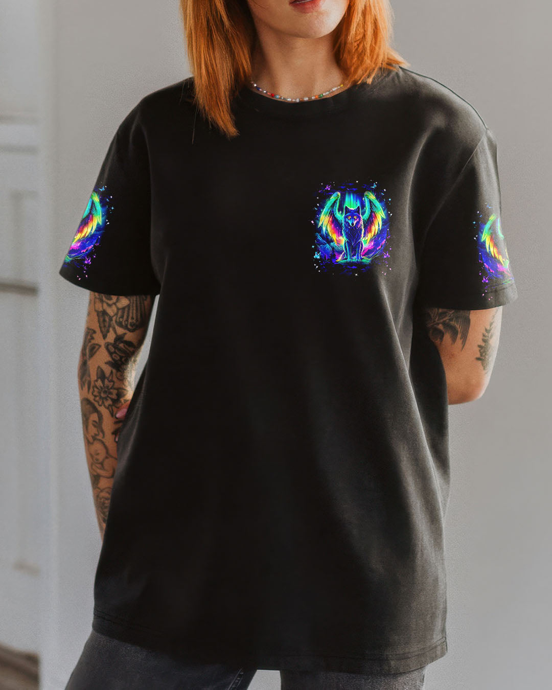 HELLO DARKNESS MY OLD FRIEND WOLF ALL OVER PRINT - YHHG2411252