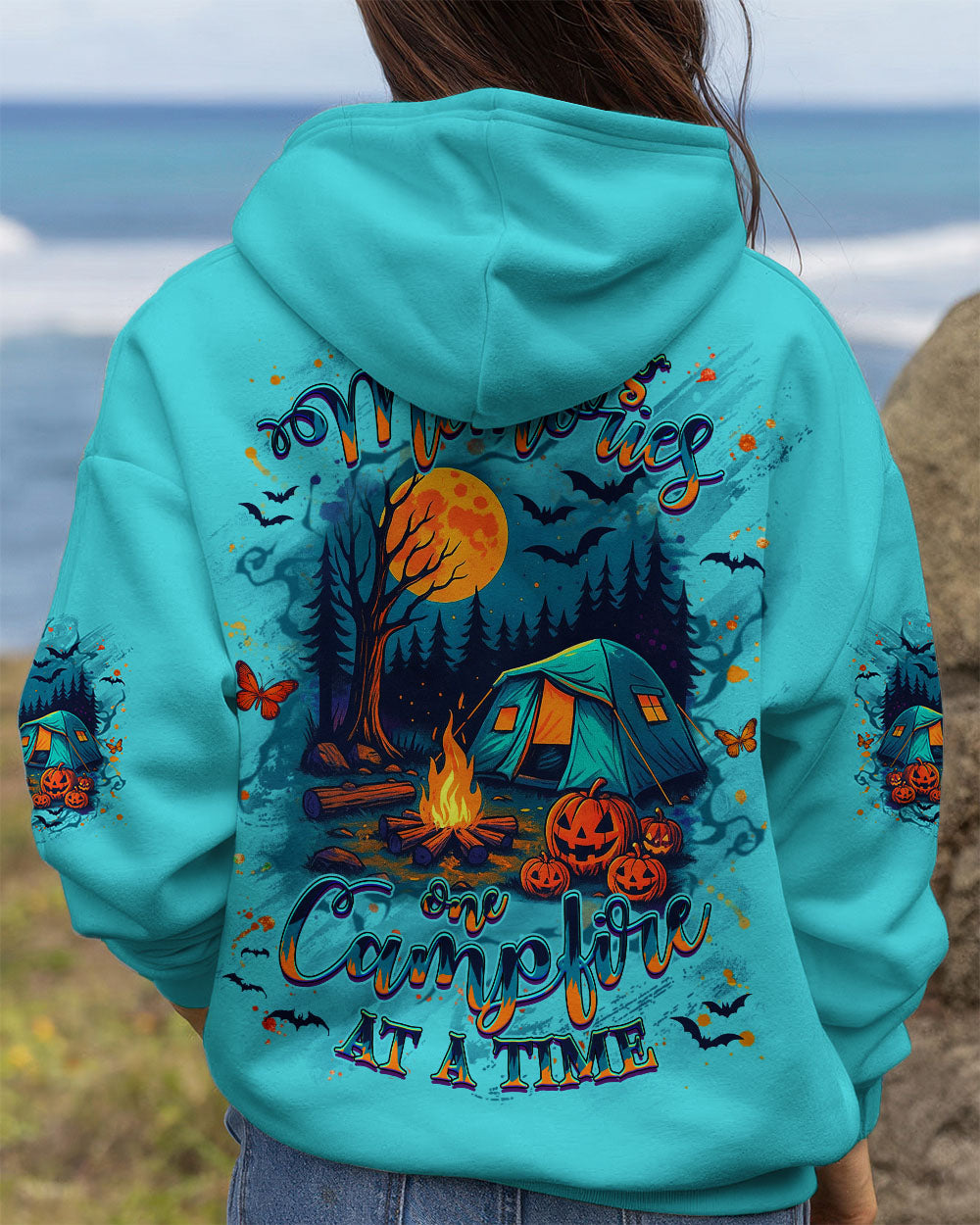 MAKING MEMORIES ONE CAMPFIRE AT A TIME HALLOWEEN ALL OVER PRINT - YHHG2507253