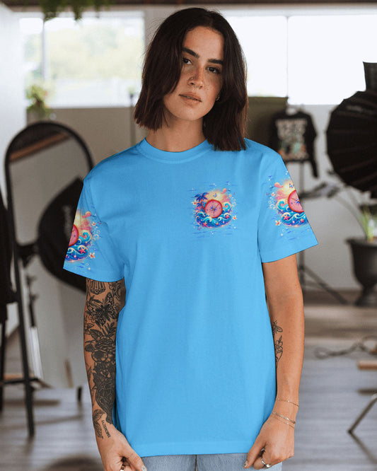 SMELL THE SEA FEEL THE BREEZE COMPASS ALL OVER PRINT - YHHG2603252