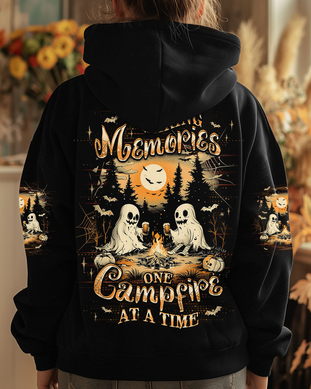 MAKING MEMORIES ONE CAMPFIRE AT A TIME HALLOWEEN ALL OVER PRINT - YHHG2608241