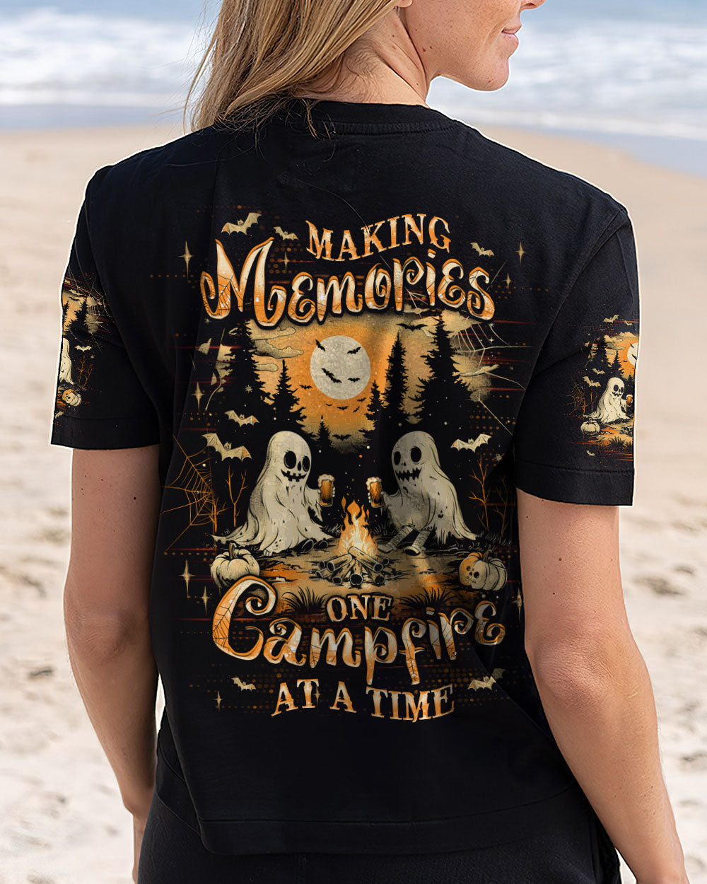 MAKING MEMORIES ONE CAMPFIRE AT A TIME HALLOWEEN ALL OVER PRINT - YHHG2608241