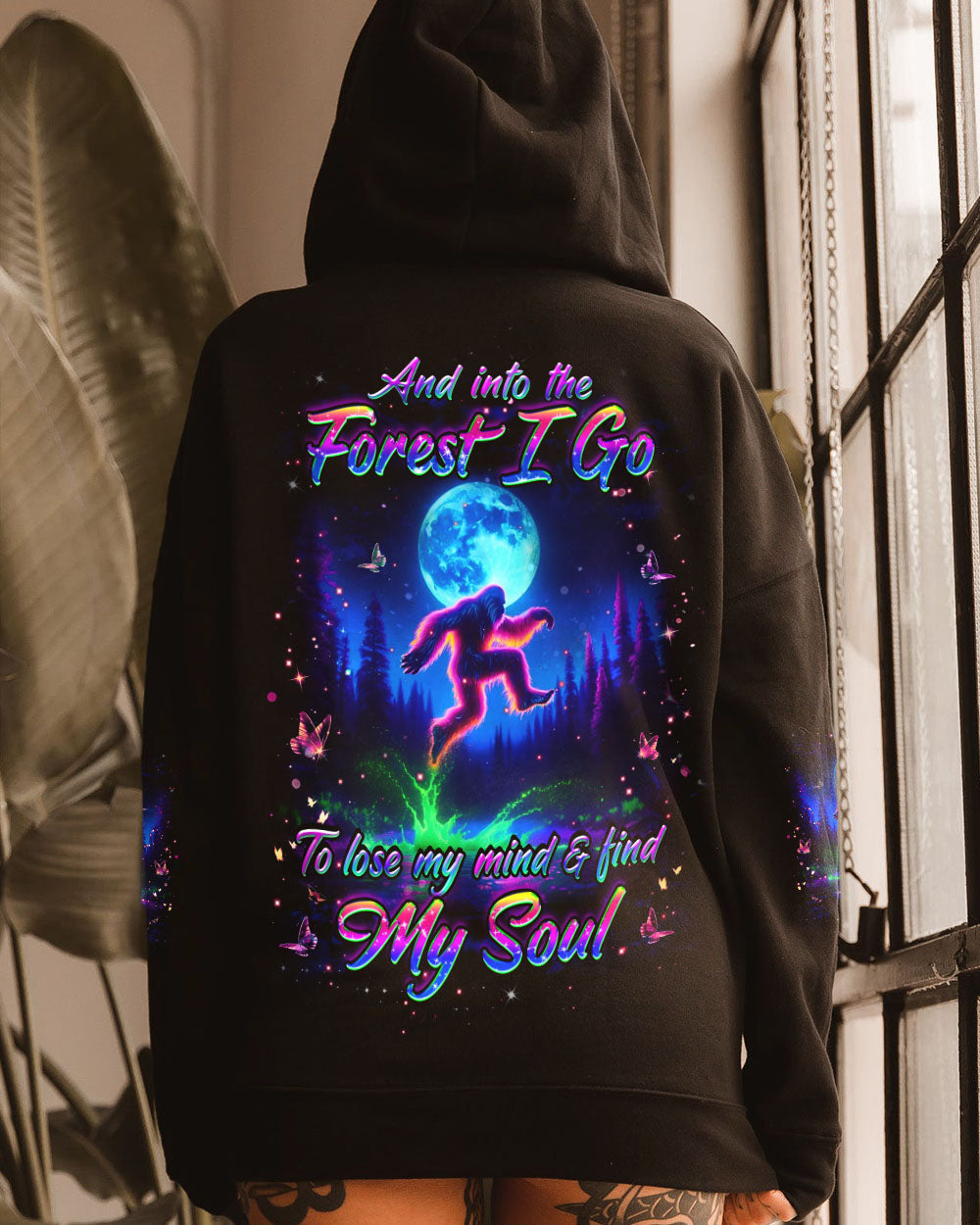 AND INTO THE FOREST I GO BIGFOOT ALL OVER PRINT - YHHG2611252