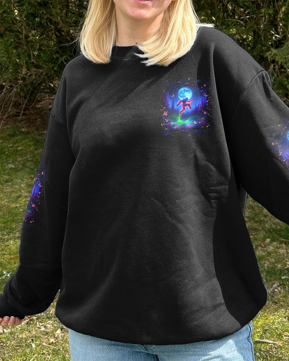 AND INTO THE FOREST I GO BIGFOOT ALL OVER PRINT - YHHG2611252