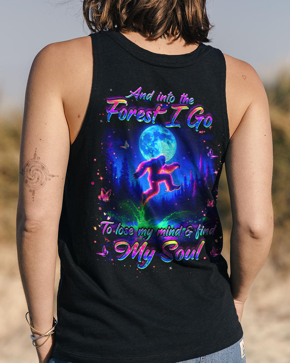 AND INTO THE FOREST I GO BIGFOOT ALL OVER PRINT - YHHG2611252