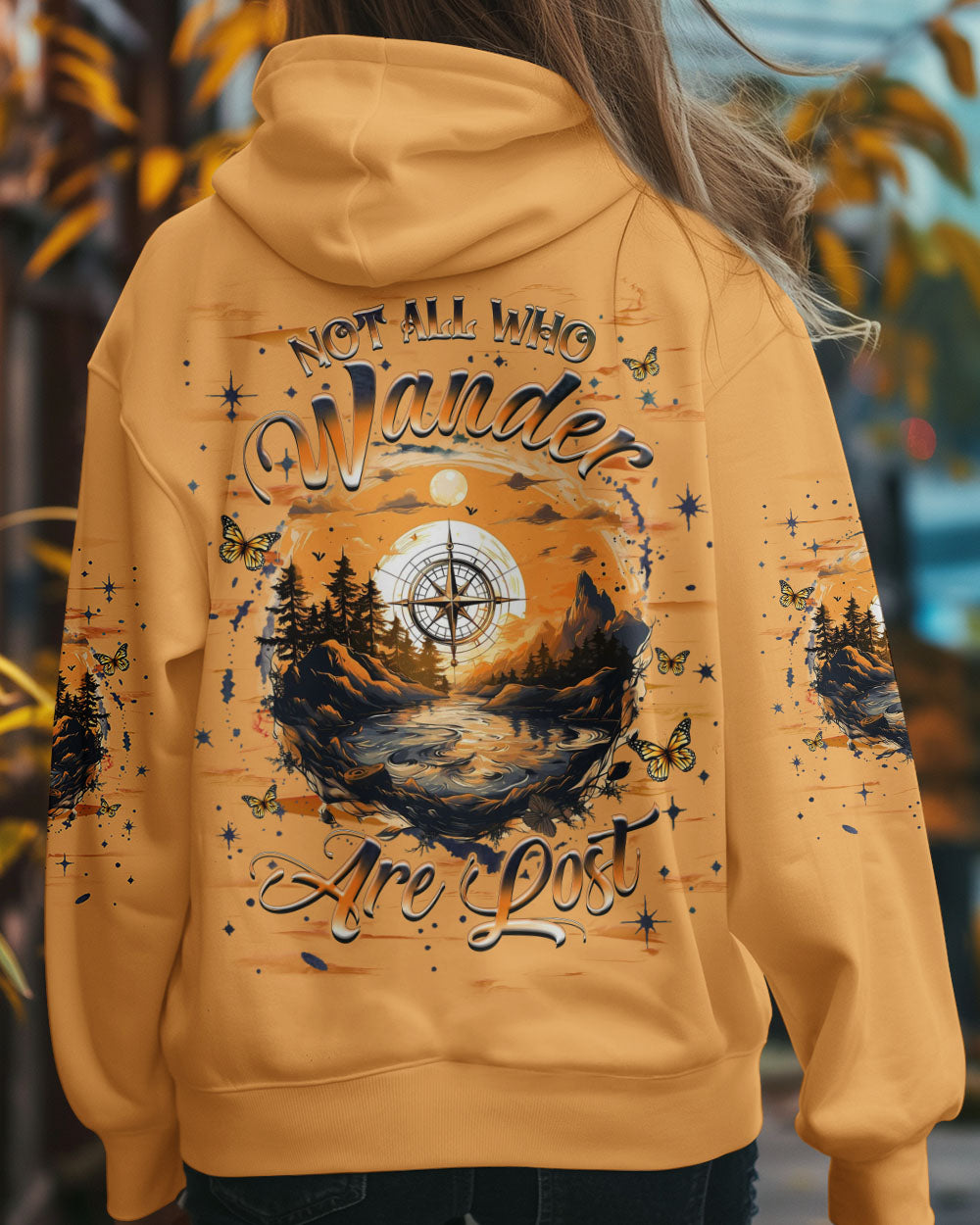 NOT ALL WHO WANDER ARE LOST COMPASS ALL OVER PRINT - YHHG2803253