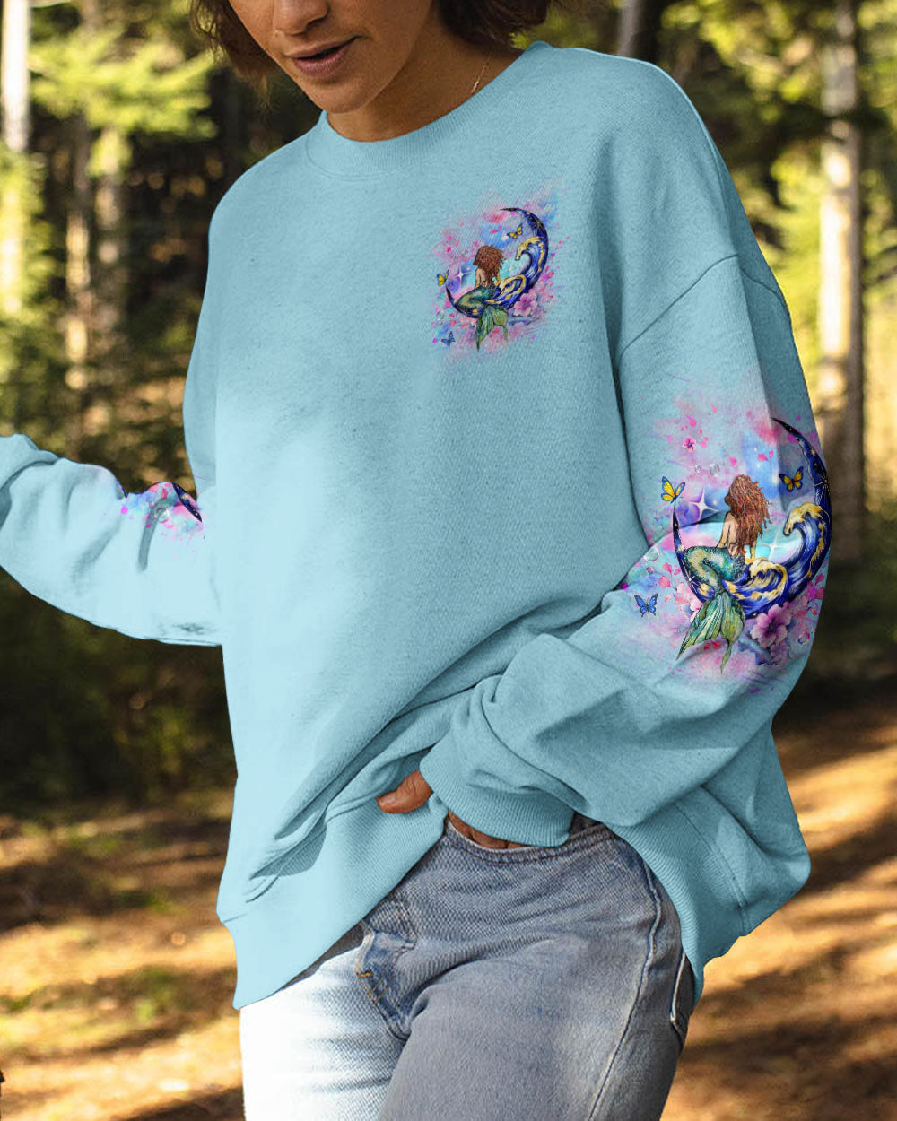 STAY WILD OCEAN CHILD MERMAID ALL OVER PRINT - YHHG2905252