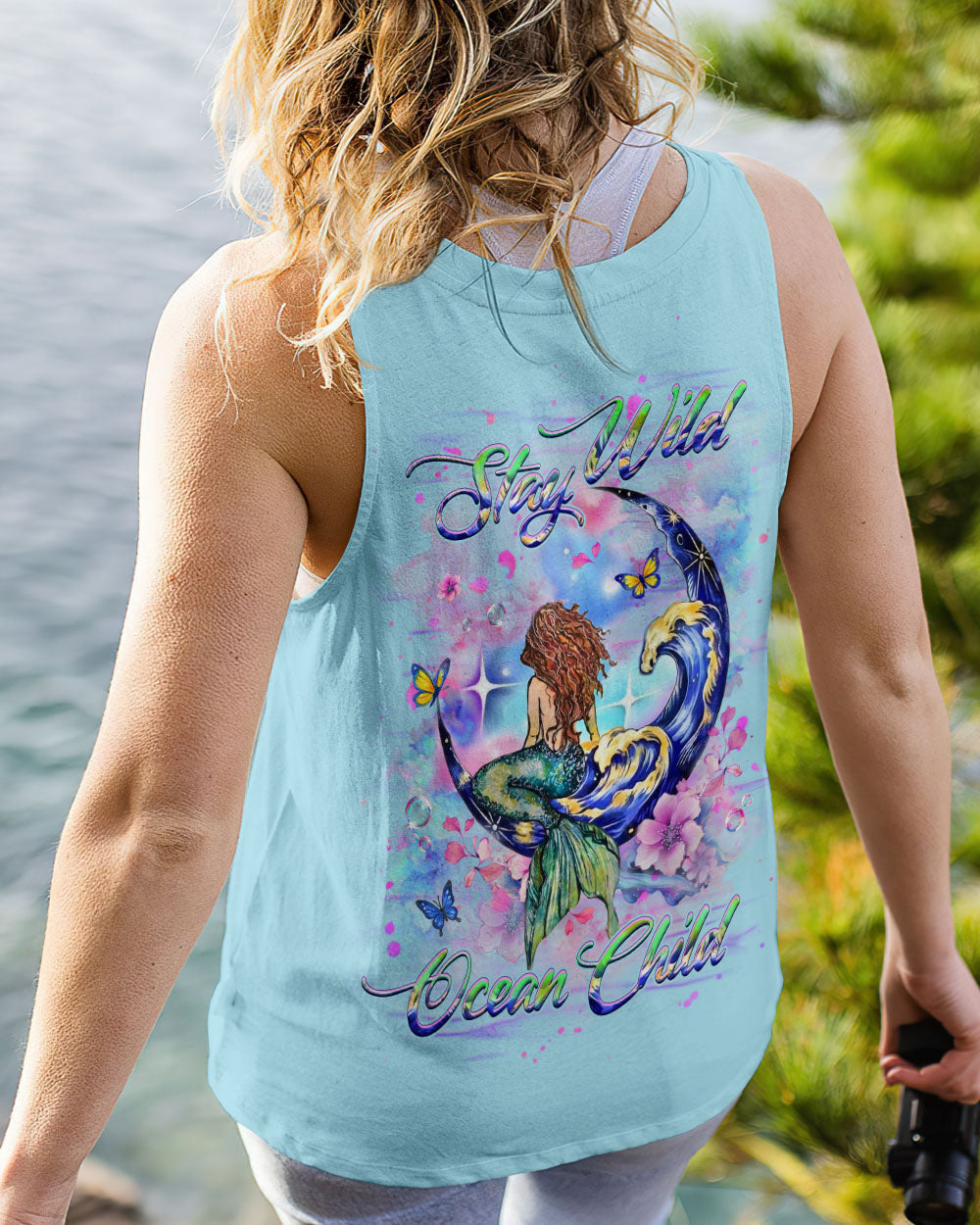 STAY WILD OCEAN CHILD MERMAID ALL OVER PRINT - YHHG2905252