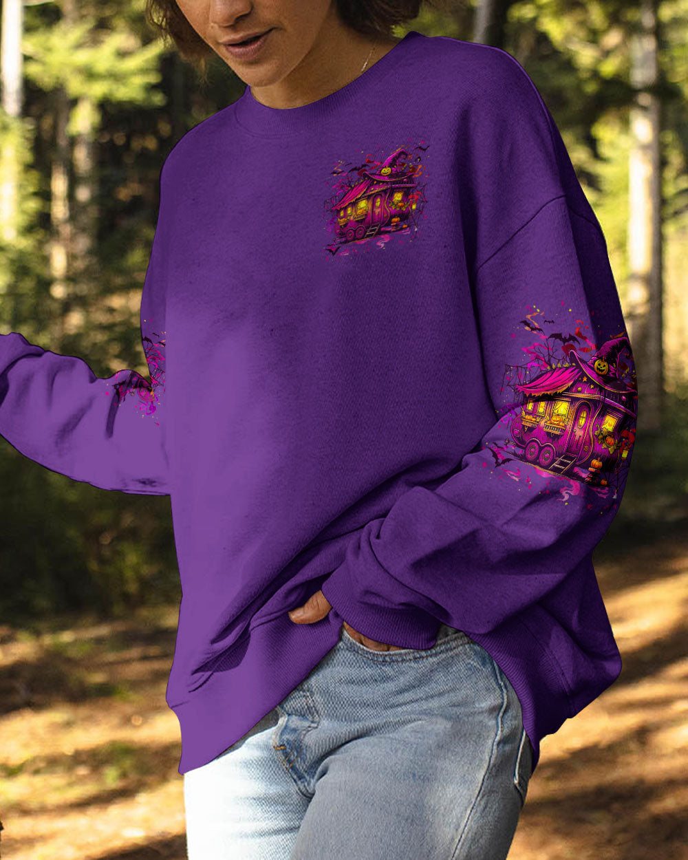 MY BROOM BROKE SO NOW HALLOWEEN CAMPING ALL OVER PRINT - YHHG3007253