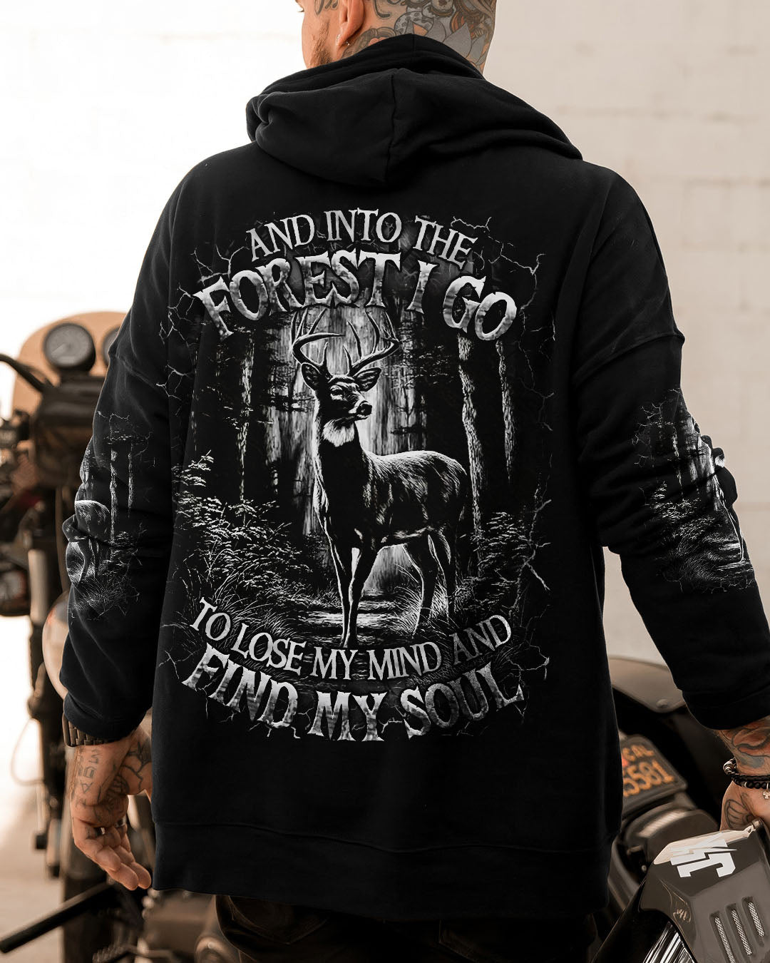 AND INTO THE FOREST I GO DEER ALL OVER PRINT - YHHN0112253