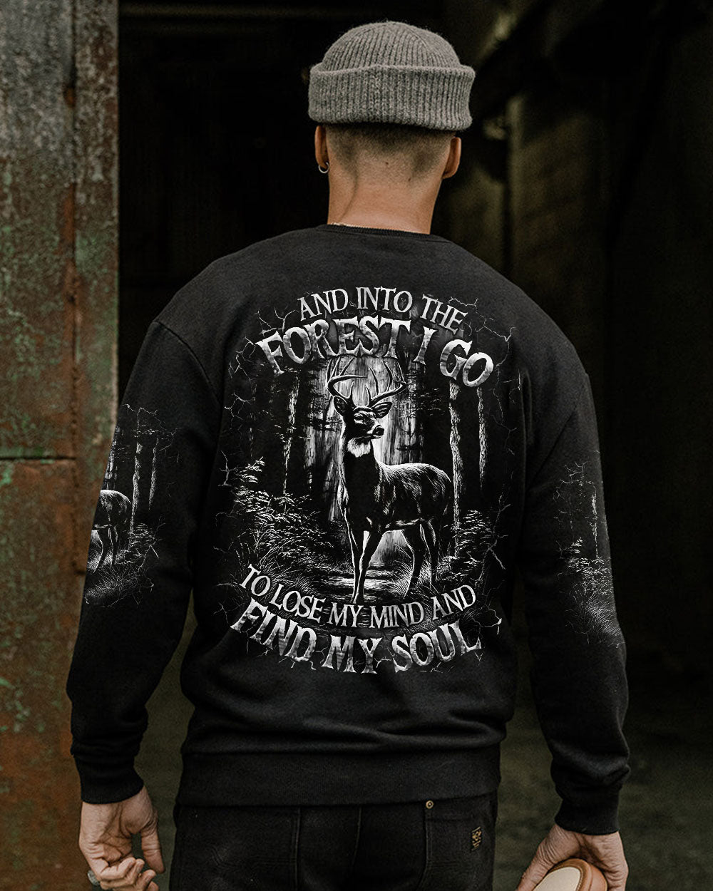 AND INTO THE FOREST I GO DEER ALL OVER PRINT - YHHN0112253