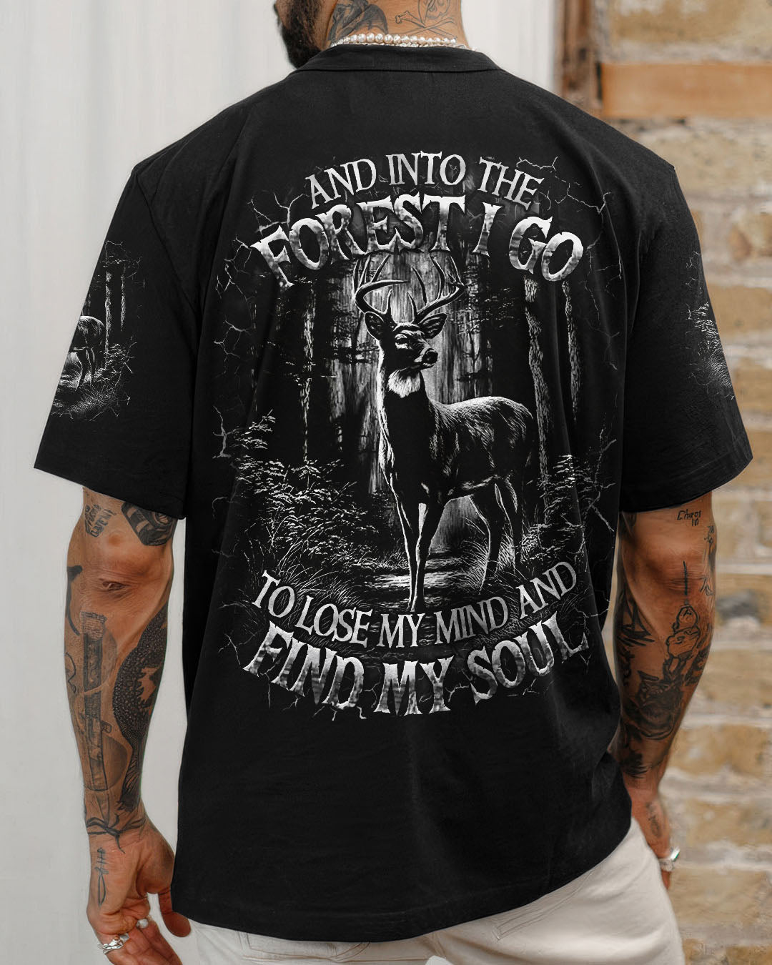 AND INTO THE FOREST I GO DEER ALL OVER PRINT - YHHN0112253