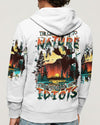 THE CLOSER I GET TO NATURE HUNTING MOOSE  ALL OVER PRINT - YHHN0212242
