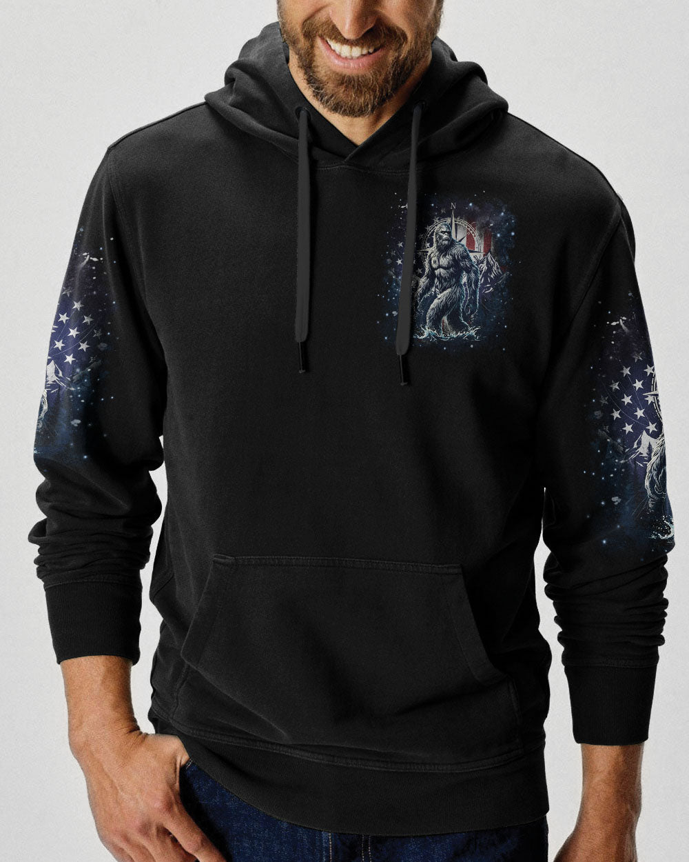 NOT ALL WHO WANDER ARE LOST BIGFOOT ALL OVER PRINT - YHHN0212251