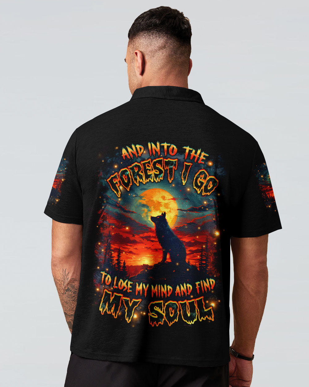 AND INTO THE FOREST I GO WOLF ALL OVER PRINT - YHHN0304251